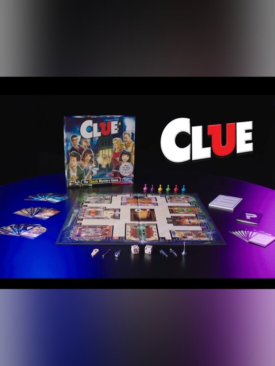 Hasbro Other - Clue Board Game, Mystery Game for Kids Ages 8 and Up, Family Games for 2-6 Playe
